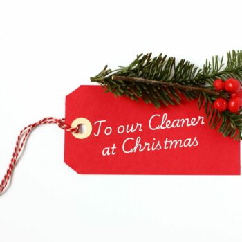 What Not To Give Your Cleaner For Christmas. Antoinette Daniel Just Helpers London Ethical Cleaning Agency