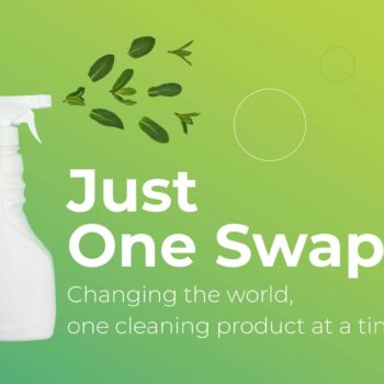 Swap One Cleaning Product For A Planet-friendly Option With Antoinette Daniel's Just One Swap Campaign. Just Helpers London