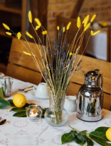 Dried Flower Table Flower Display