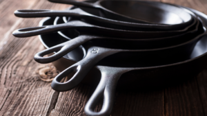 Cast Steel Frying Pans